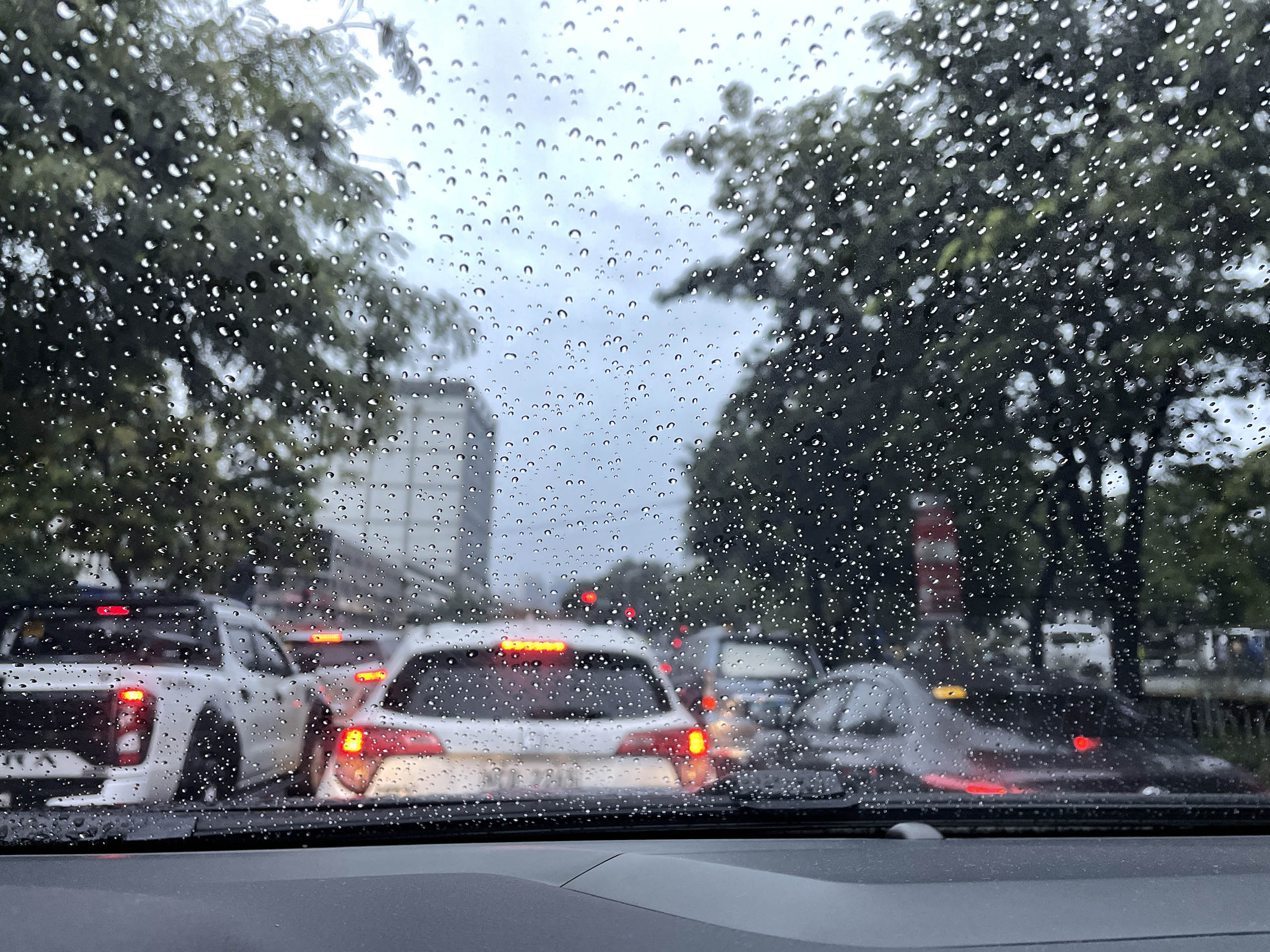 Raining in Makati